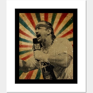 RIP Terry Funk - Photo Vintage Retro Look Fan Design Posters and Art